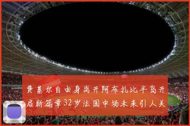 费基尔自由身离开阿布扎比半岛开启新篇章32岁法国中场未来引人关注